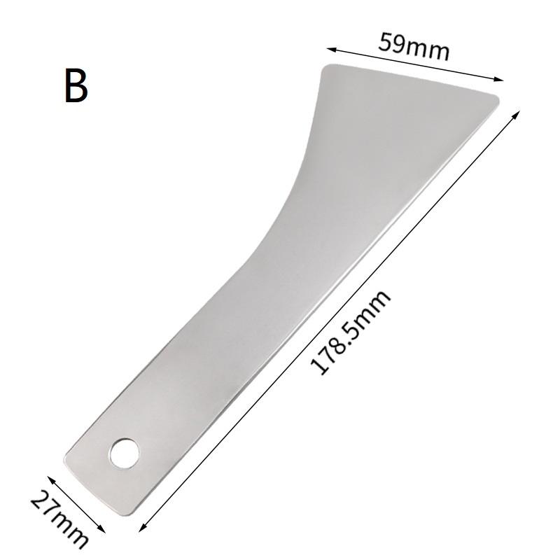 Stainless Steel Scraper Ultra Sharp Scrapers Remove Residue From Steel, Aluminum And More Ends Offer Extra Leverage