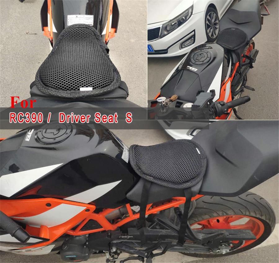 3 Layer Net Seat Cover Non-slip Breathable for Motorcycle Size S
