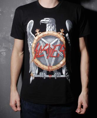 Slayer - Eagle New (FOTL) Schwarzes T-Shirt Tod