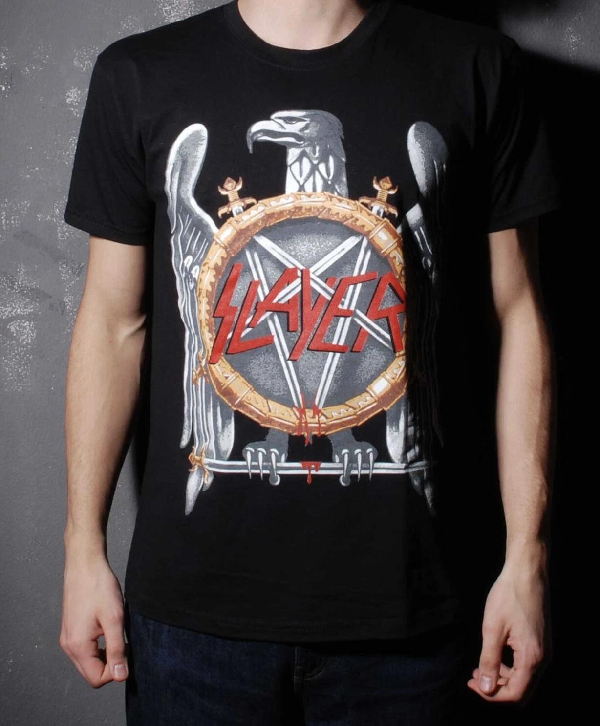 Slayer - Eagle New (FOTL) Black T-Shirt death L
