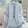 New high-value, fresh and sweet plaid cute cartoon backpack, lightweight backpack for junior high school students