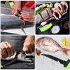 Stainless Steel Fishing Knife 5-9 Inch Knife Outdoor Kitchen Scale-scraping Knife Fillet Meat Saltwater Resistant Blade