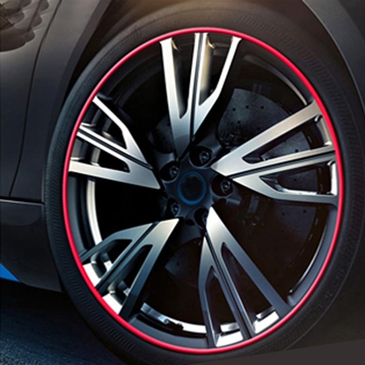 Universal Decorative Scratchproof Stickup 8M Flexible Car Wheel Hub TRIM Mouldings Decoration Strip