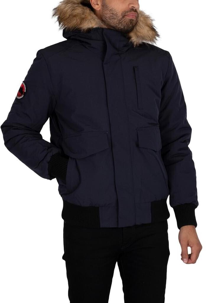 Зимняя куртка Superdry Everest Bomber Jacket (M5011113A) Nordic Chrome navy (M5011113A 6T)