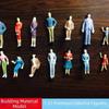 10pcs 1:25 1:30 1:50 1:75 1:87 Scale Miniature Landscape Figurines  DIY Handmade