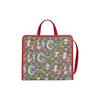 Canvas With Leather Tote Bag, Shopping Bag, Shoulder Bag, Crossbody Bag, Handbag Regular Kids' Brown/Red 612992-HYCCN-8695