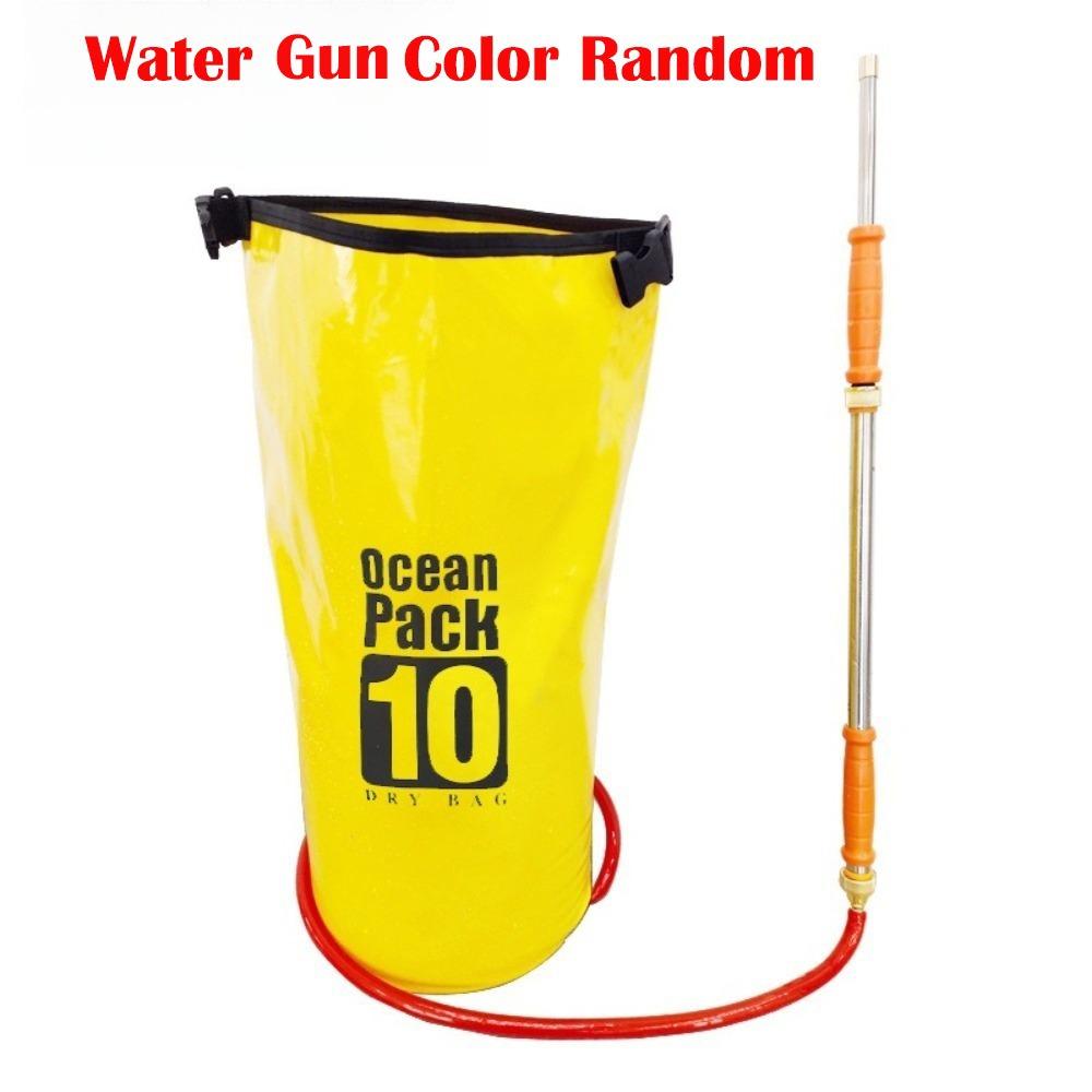 10L/15L/20L Large Capacity Backpack Water Spray Tool Water Splashing Pulling  for Adult Boys Gift Yellow 10L