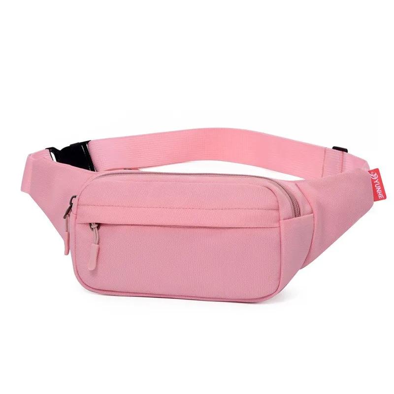 

Oxford Men Cell Phone Bags Women Waist Bag Outdoor Crossbody Bags Travel Solid Color Fanny Pack Chest Bag Waist Packs Bolsos