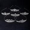 Romantic Princess Crown For Girls Rhinestone Crystal Hair Crowns Queen Headband Bridal Headdress Tiaras Hair Jewelry Accessories