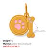 Cartoon Pet Series Stainless Steel Necklace & Bracelet Pendant for Women