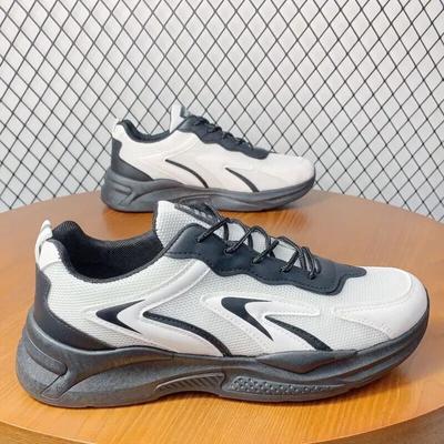 Fashion Summer Mesh Sneakers Men's Comfortable Breathable Platform Shoes 2024 Trendy Tennis Shoes Korean Version All-match Casual Shoes