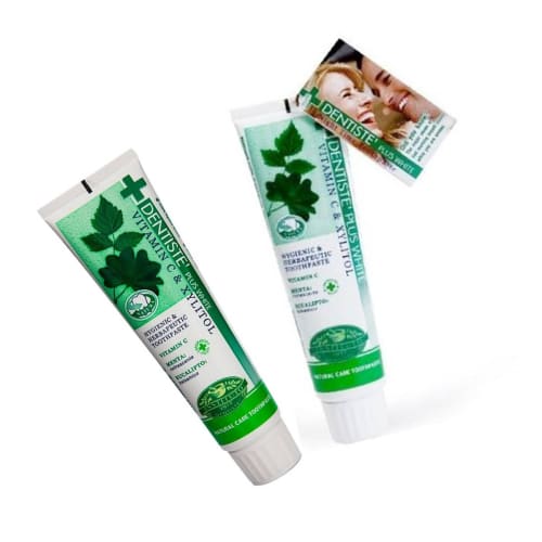 2x160 G. Dentiste Plus White Vitamin C & Xyitol Gum Toothpaste Made In Thailand by Dentiste by Dentiste
