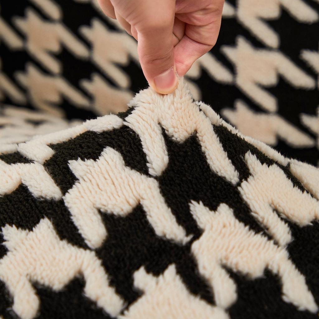 Elastic Chair Cover Jacquard Velvet Dining Chair Cover Elastic Seat Cover Multi-function Office Chair Cover