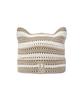 Emelbi Summer Stripe Meow Beanie Bos (Sand)
