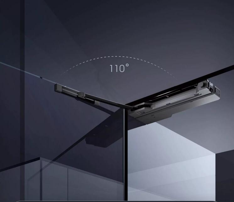 Roeasy Schranktür Vollauszug Dämpfer 1 Stück für Hohe Schwere Tür 20kg 25kg Tür Push-to-Open