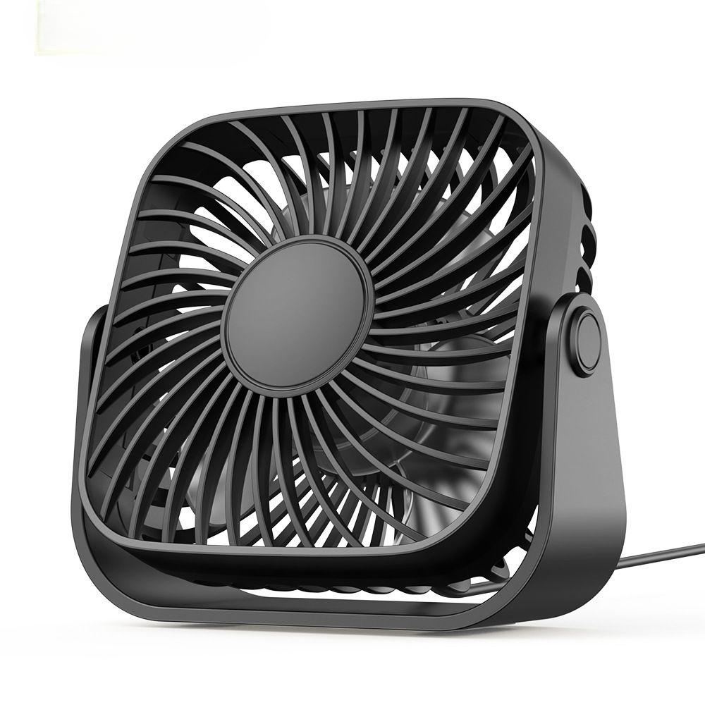 K50 Mini USB Desk Fan 3 Speed Adjustable Silent Cooling Portable Office Desktop Fan USB Powered 4 Colors Home Dorm Tabletop