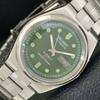 GENUINE VINTAGE ORIENT AUTOMATIC 46941 JAPAN MENS GREEN DIAL WATCH A701886-5 R207-a701886