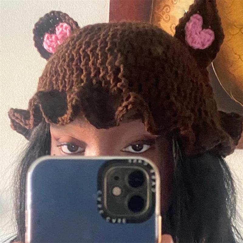 

Новая связанная крючком лыжная маска в виде динозавра из ледяной полосы, креативный подарок для взрослых adult 57-59cm