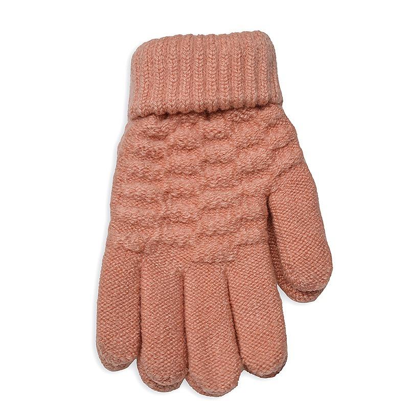 Touch Screen Gloves Women's Winter Knitted Fleece Jacquard Thickened Non-slip Warm Fashion Winter Gloves