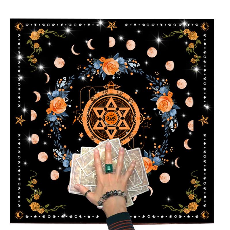 Tarot Non-slip Wear-resistant Tablecloth for Room Decoration