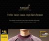 Men's Trendy Retro Print Loose Pullover: Heavyweight Half-High Collar Autumn Hoodie