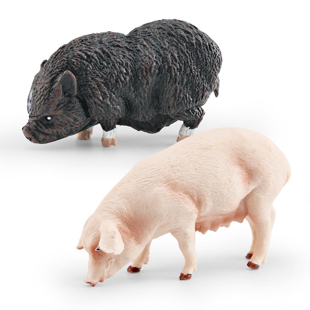 Bauernhoftier PVC Schwein Spielzeugmodell für Kinder zum Lernen und zur Darstellung von Bauernhofszenen
