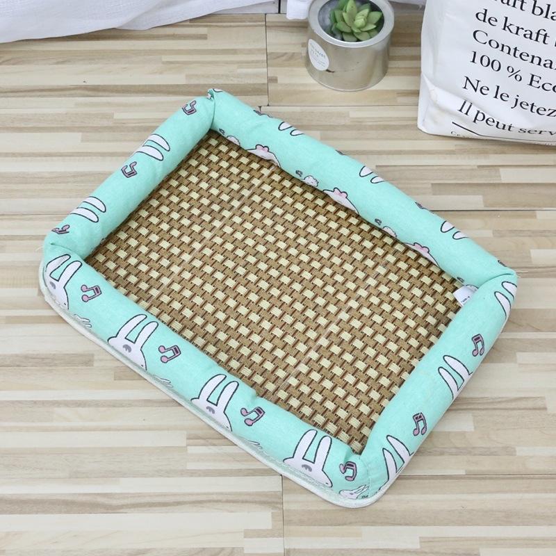 Rattan Cat Bed with Cooling Ice Pad - Four Seasons Universal Cat Nest