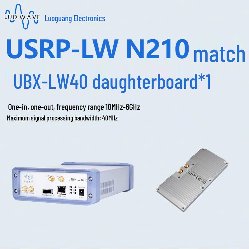 

USRP-LW N210 SDR Platform with UBX-LW 40 Daughterboard