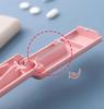 1pc Mini Useful Portable Medicine Pill Holder Tablet Cutter Splitter  Case Storage Box Divider
