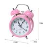 Alarm Clock Non Ticking with Night Light No Noise Retro Analog Clock for Bedroom Bedside Table Deep Sleepers Teenagers Adults