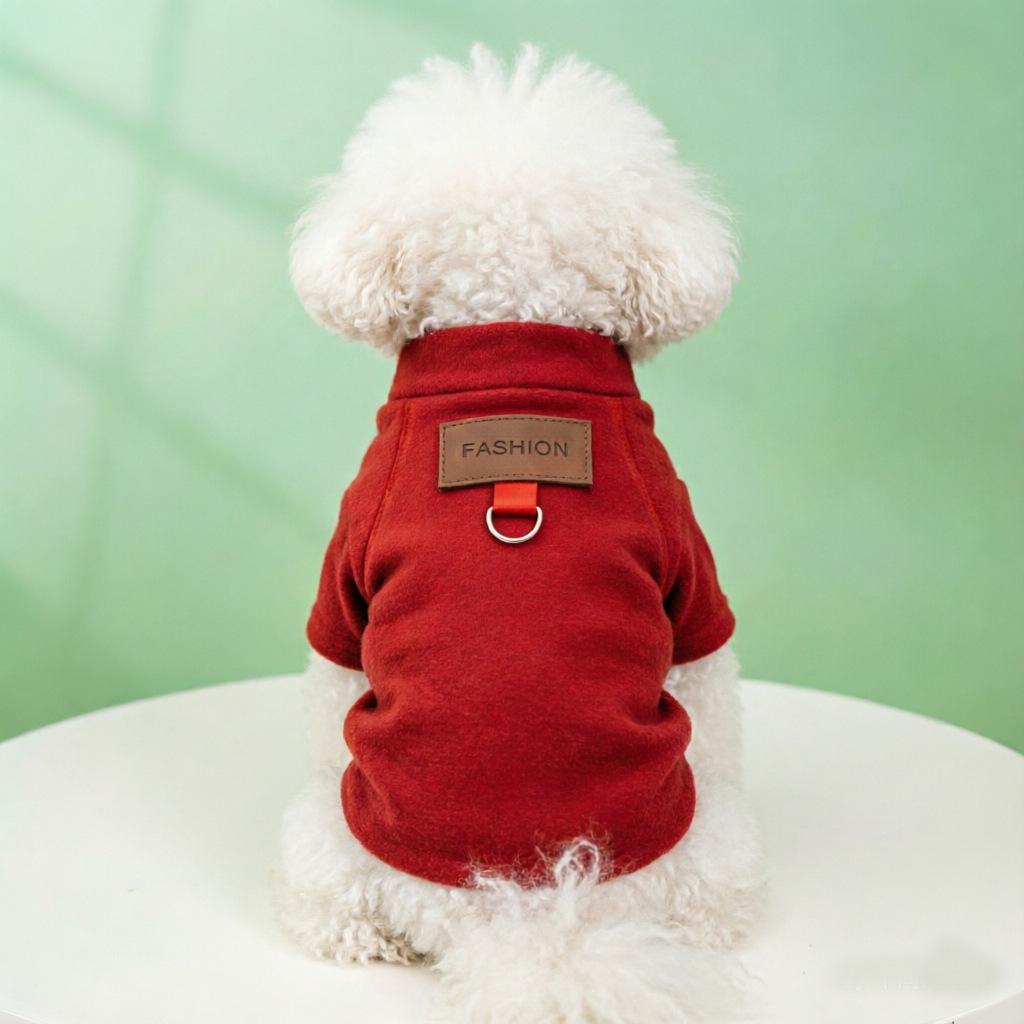 Warm Fleece Cat & Dog Winter Clothes - Velvet Lined for Bichon, French Bulldog, Puppy