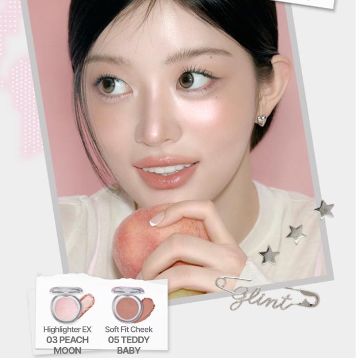 [NEW/Limited] GLINT Soft Fit Cheek Single & Limited Set (+ Puff Brush)