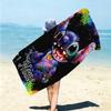Personalized Butterflies Stitch's Adventure Beach Towel Microfiber Beach Towel Thin Absorbent for Beach Swimming Yoga Bath Sports. 0910225