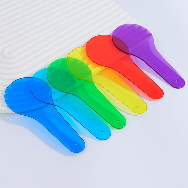 Color Paddles Filter 6PCS/Set Physical Science Observation Learning Educational Color Filter Board School Class Teaching Aid ZYF