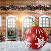 60CM Christmas Inflatable Ball Xmas Decorative Ball Inflated Toy Ball Giant Big Balls New Year Party Christmas Gift Home Decor