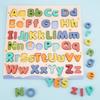 Wooden Cartoon Word Spelling Letter Practice Board Training Learning Early Educational Montessori Toys For Children Kids