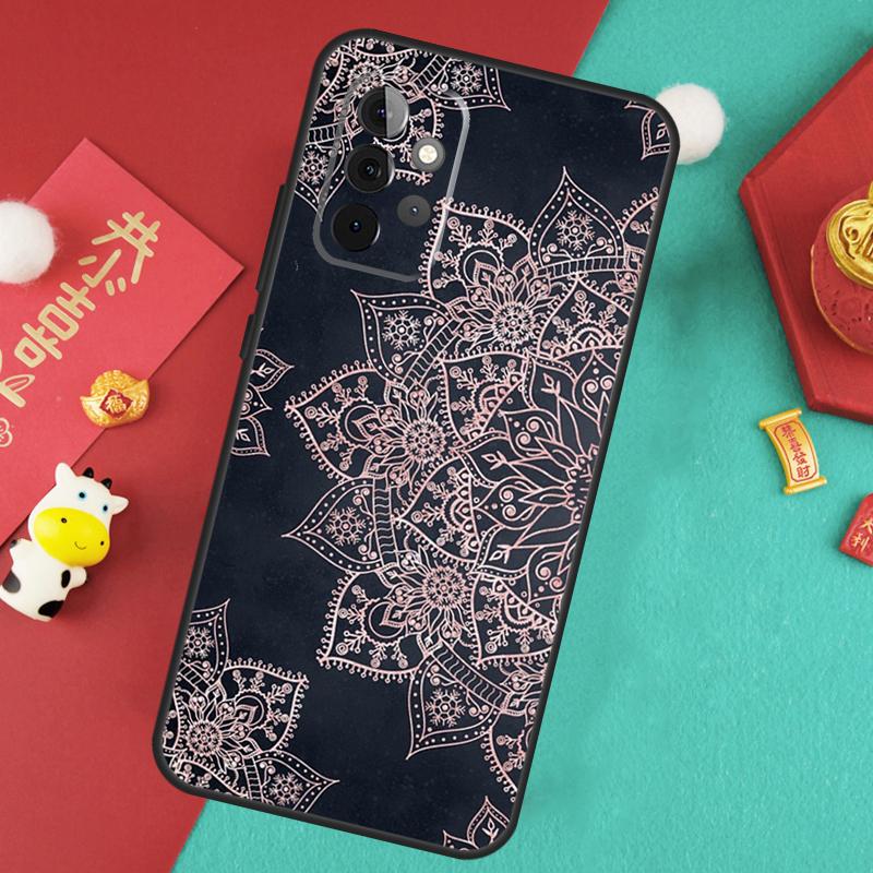 Indian Pattern Mandala Case For Samsung Galaxy A35 A55 A25 A15 A51 A71 A12 A32 A52 A13 A33 A53 A14 A34 A54 Cover