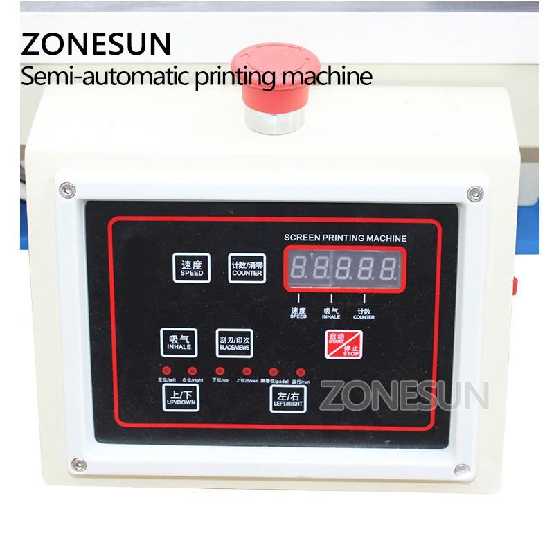 ZONESUN ZS-YS3050Y Semi-Automatic Screen Printing Machine Desktop Desktop Small Pneumatic Screen Printing Machine Solder Paste Vertical