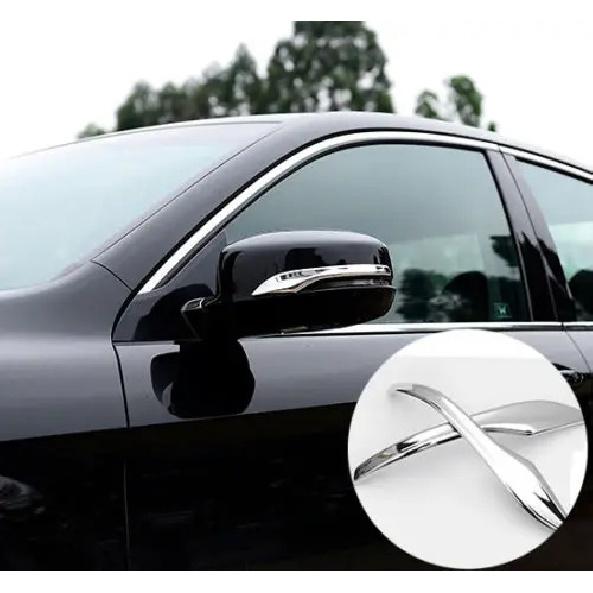 1Pair FIT FOR HONDA ACCORD SIDE DOOR REARVIEW MIRROR CHROME COVER TRIM BEZEL 2013 2014 2015 2016