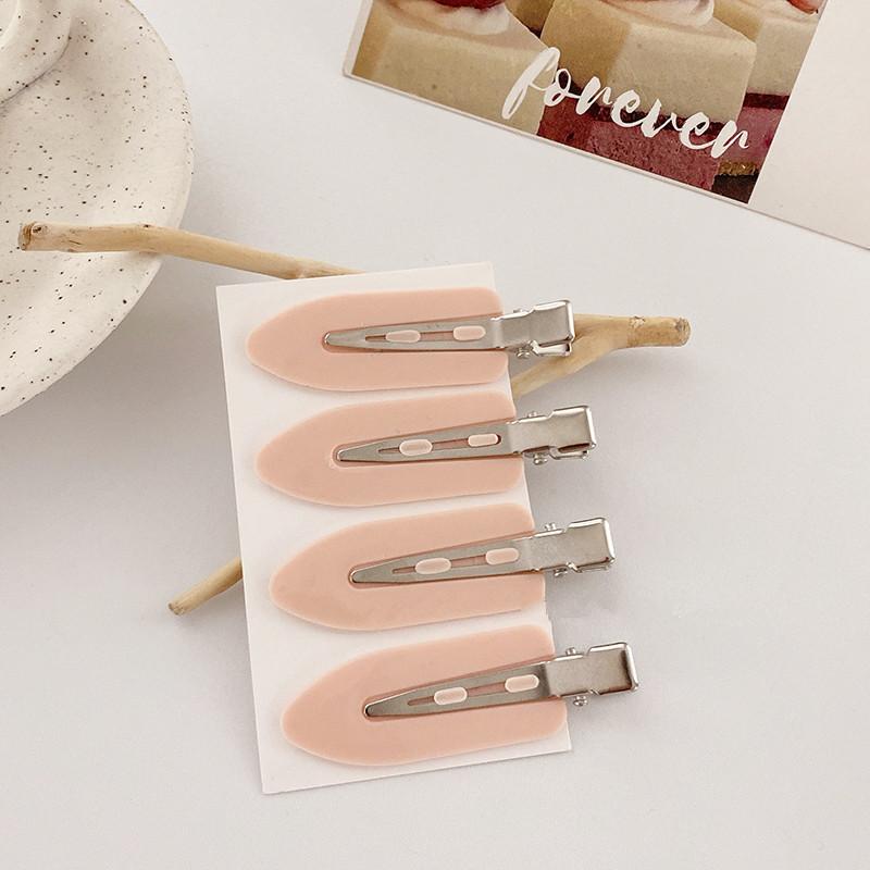 

3/4Pcs New Women Girls Vintage Frosted Hairpins Korean Headwear Coffee Black Hair Clips Alloy Barrettes Fashion Hair Accessories
