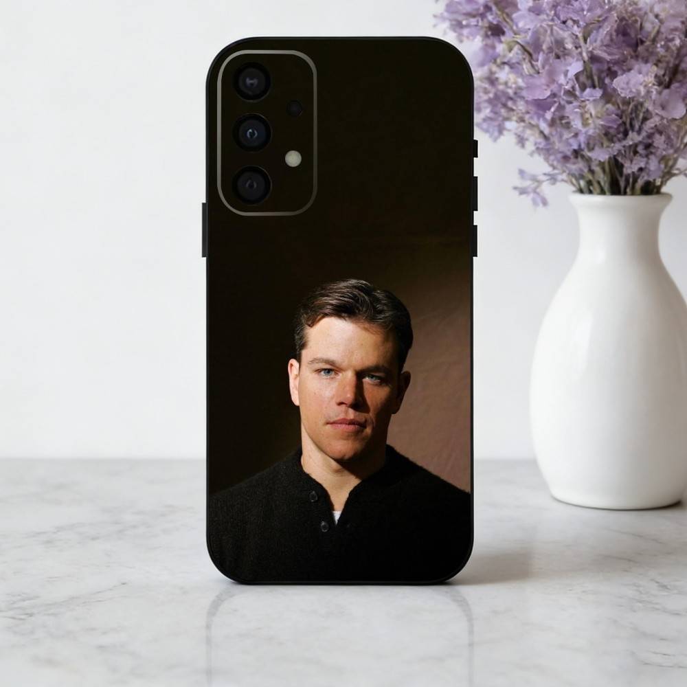 Attractive M-Matt D-Damon Phone Case For Samsung Galaxy A73,A72,A71,A70,A53,A52,A51,Soft Silicone Black Cover