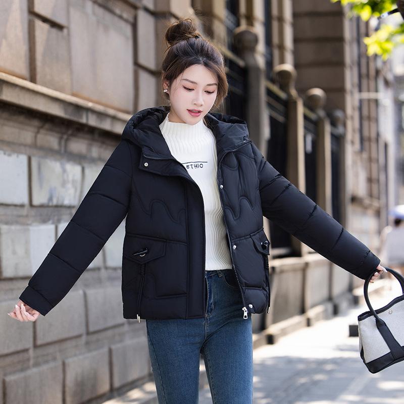 Cotton clothes women's jackets winter new fashionable loose primary and secondary school students short thickened cotton-padded clothes