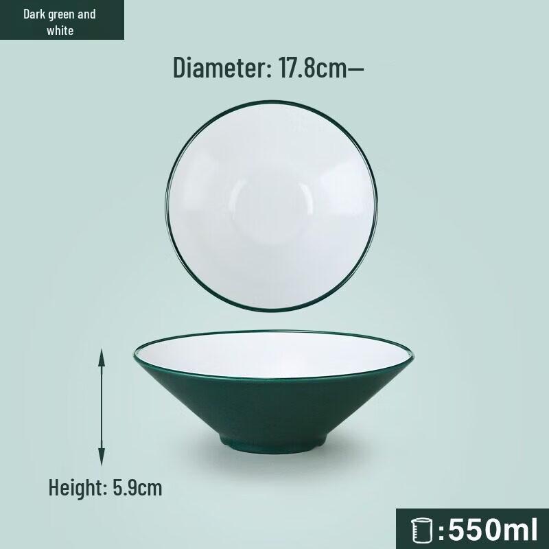 7-Inch Melamine Conical Noodle & Soup Bowl
