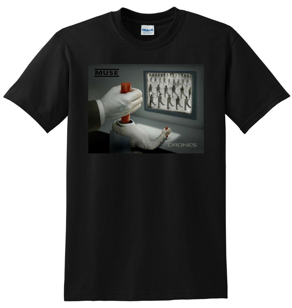 MUSE T SHIRT drones vinyl cd cover SMALL MEDIUM LARGE Unisex T-Shirt L