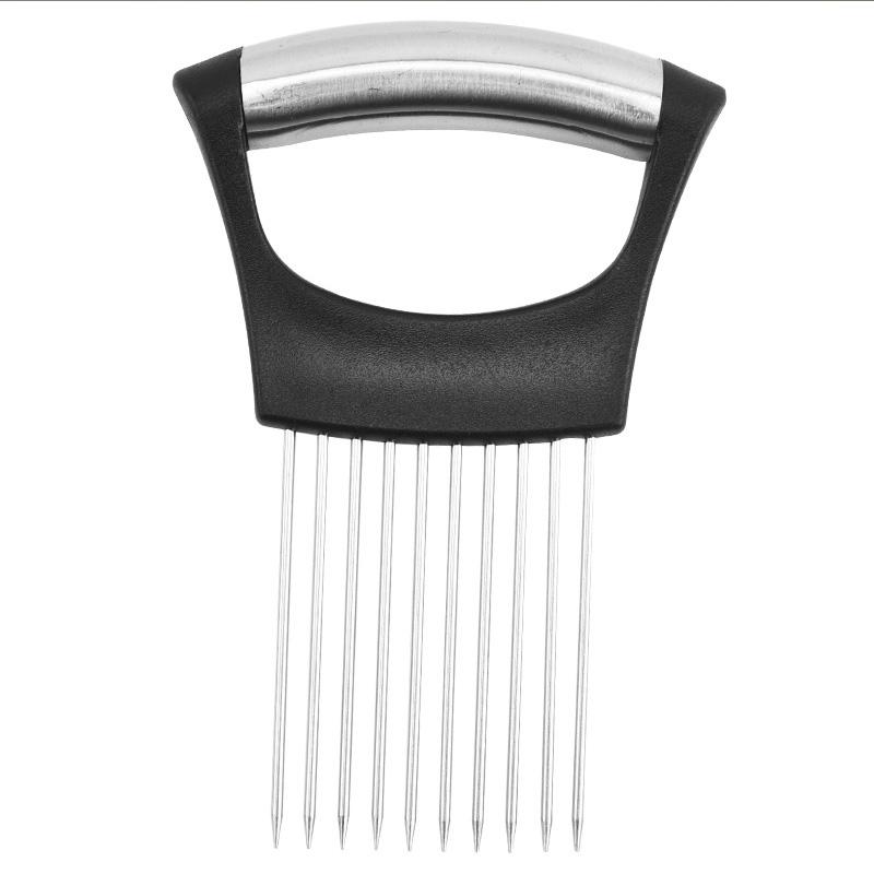 Tomatoes and Other Vegetables KItchen Utensils Stainless Steel Onion Holder for Slicing Slicer Holder Cutter for Slicing