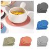 4Pcs/Set Heat-resistant Anti Scalding Mat Anti Slip Pot Holder Tableware Mat Kitchen Accessories