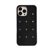 2023 Rubber Phone Case Adhesive Phone Case With Charm Hole Charm Phone Case Design With Charm