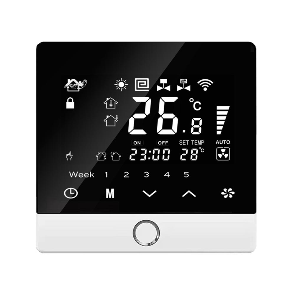 Termostato inteligente WiFi 5+2 programable, ahorro de energía, 3 A, calentador de agua, control por voz Tuya