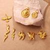 3D Animal Pendant Collection: Lion, Eagle, Deer, and Snake - Versatile Jewelry Accessory