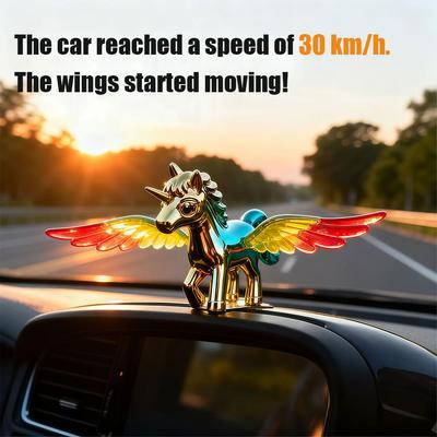 Funny Wind Power Flying Bird Ornament Car Motorcycle Mirror Exterior Decoration Creative Accessories Simulation Wings Flutter